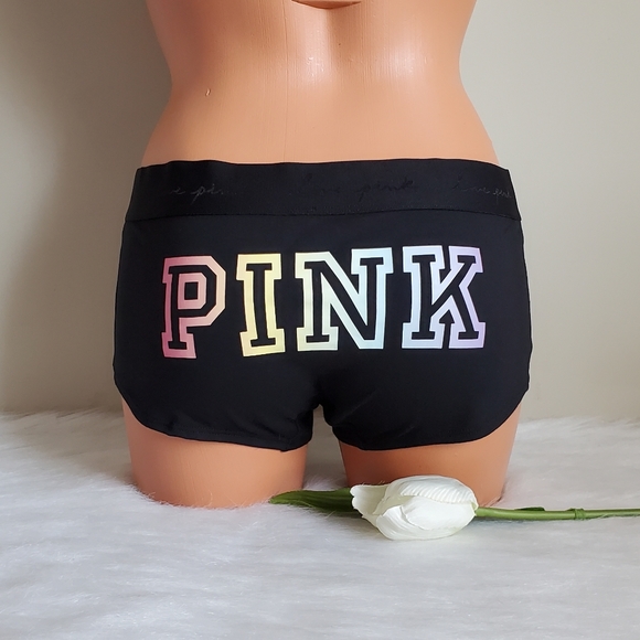 PINK VICTORIA'S SECRET BOYSHORT SIZE M - Picture 3 of 5